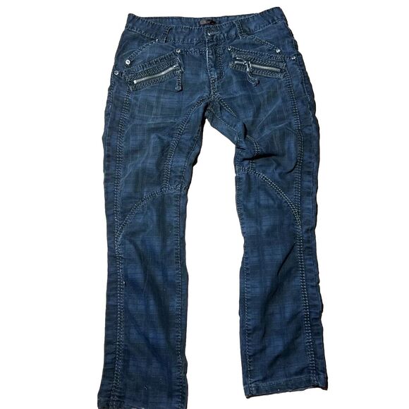 K&M Kosmo Lupo Mens Jeans Clubwear Denim black 32 - Picture 2 of 10